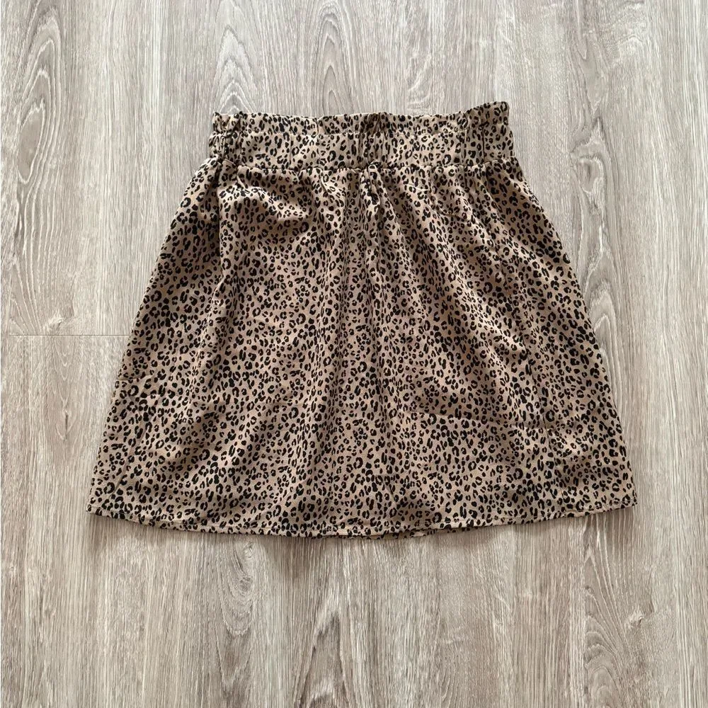 Hem & Thread Leopard Mini Skirt - Picture 5 of 5